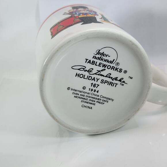 Vintage 1994 Nutcracker Mug Bob Timberlake Holiday Spirit Stoneware Cup - Picture 4 of 10